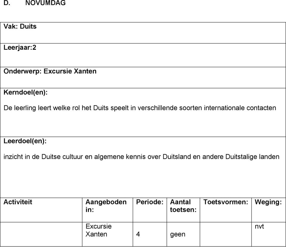 Duitse cultuur en algemene kennis over Duitsland en andere Duitstalige landen