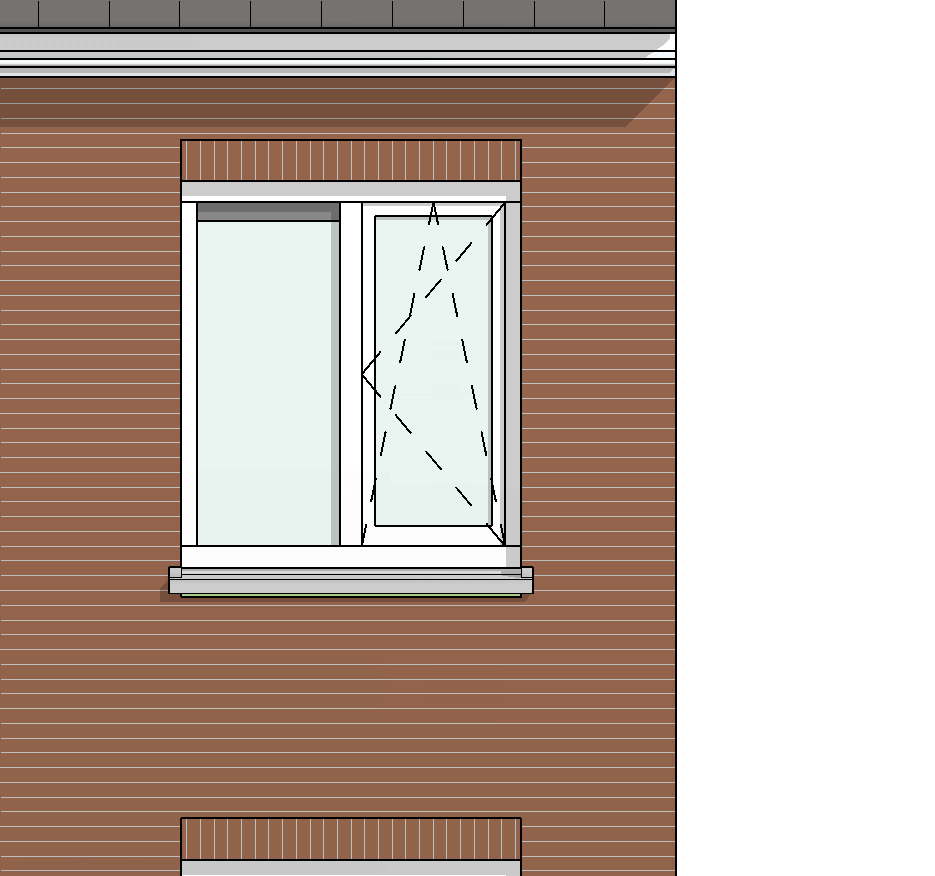 + vd extra badkamer tweede verdieping 2400mm uitbouw eerste verdieping + vd verhoogde borstwering voorgevel 1200mm