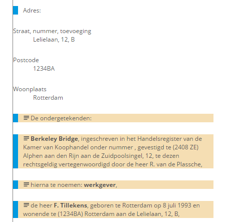 De Review functie wordt tevens beschikbaar gesteld in het zogenaamde audit rapport en kan, indien gewenst, uitgeprint worden.