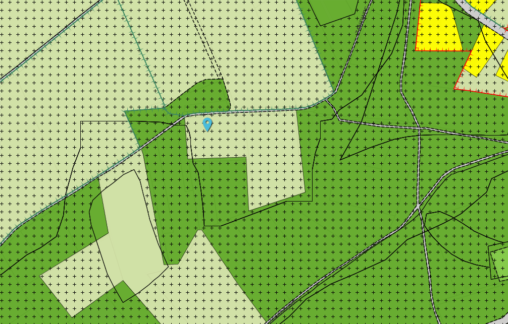 Perceel landbouwgrond te Eersel aan de Zandbogten: Krachtens het bestemmingsplan Buitengebied, vastgesteld d.d. 29 maart 2012, is het perceel bestemd als: Enkelbestemming : Agrarisch met waarden Landschap.