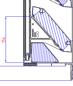 - Stap 18: Schuif acoustic 150 lamelhouders G0100587 in het kaderprofiel.