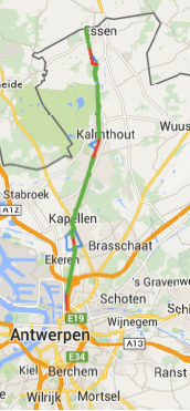 4. (Sint-Niklaas) Bornem Willebroek: het tracé langs de spoorlijn is voor het grootste deel befietsbaar, maar nog missing links in Bornem/Puurs en Willebroek 5.