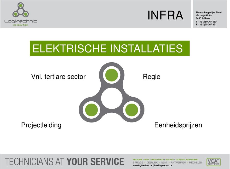 tertiare sector Regie