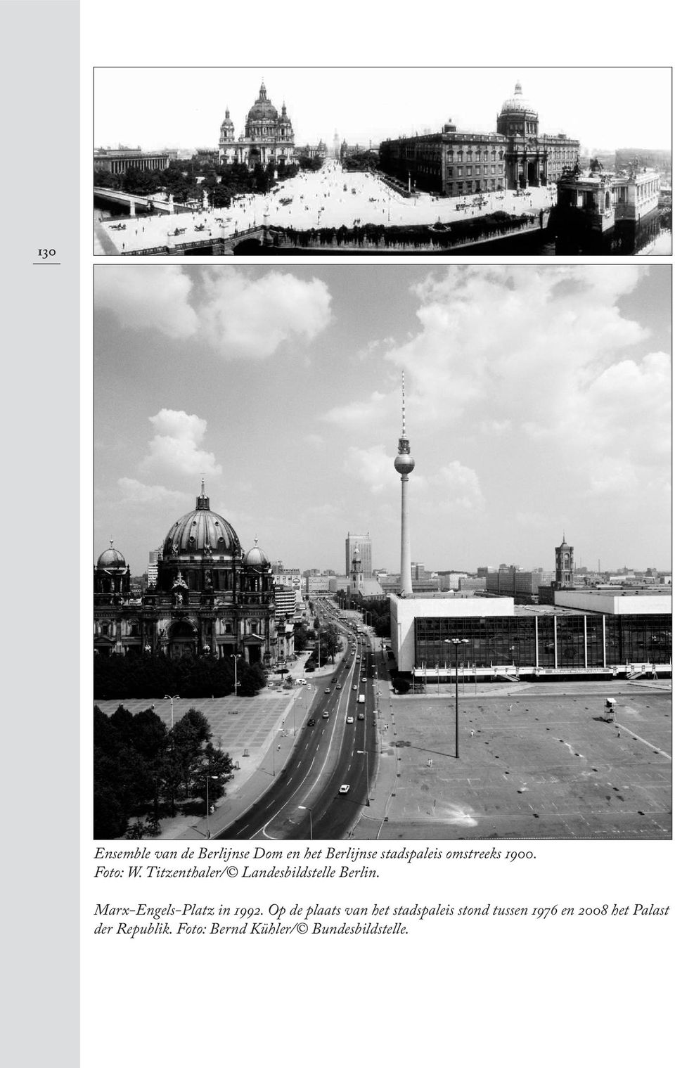 Marx-Engels-Platz in 1992.