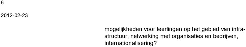 infrastructuur, netwerking met