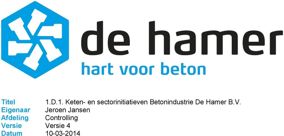 Betonindustrie De Hamer B.V.