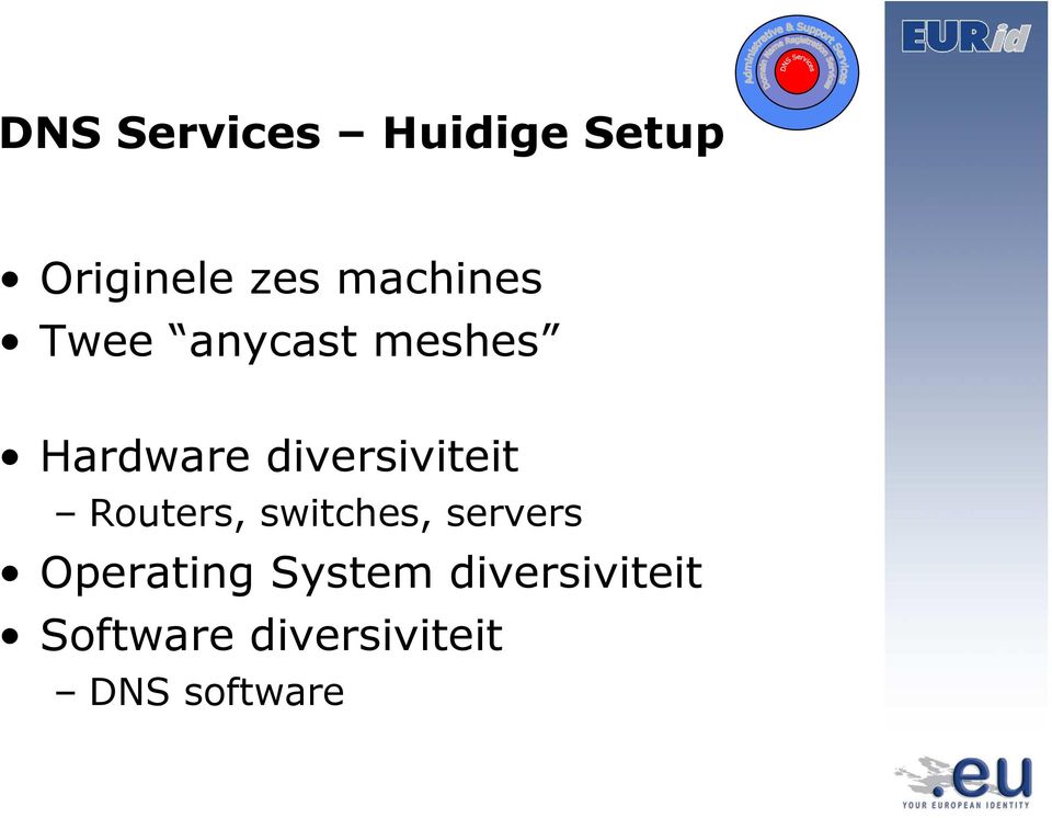 diversiviteit Routers, switches, servers