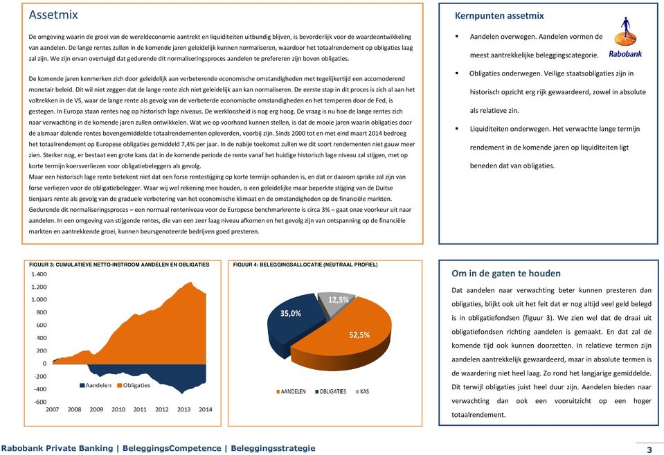 We zijn ervan overtuigd dat gedurende dit normaliseringsproces aandelen te prefereren zijn boven obligaties.