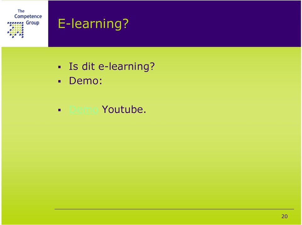 e-learning?