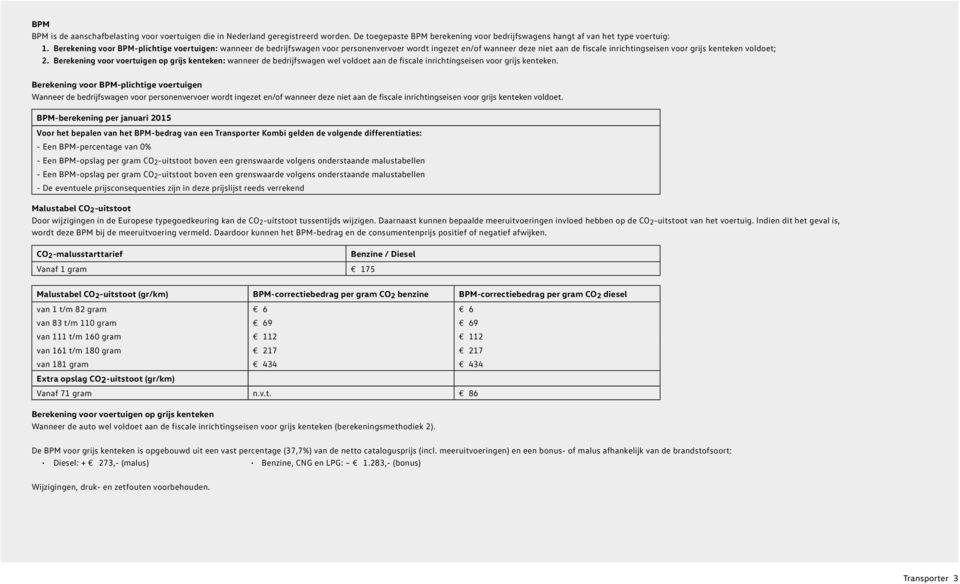 Berekening voor voertuigen op grijs kenteken: wanneer de bedrijfswagen wel voldoet aan de fiscale inrichtingseisen voor grijs kenteken.