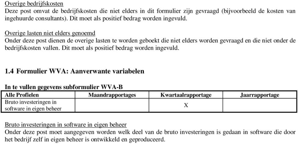 Overige lasten niet elders genoemd Onder deze post dienen de overige lasten te worden geboekt die niet elders worden gevraagd en die niet onder de bedrijfskosten vallen.  1.