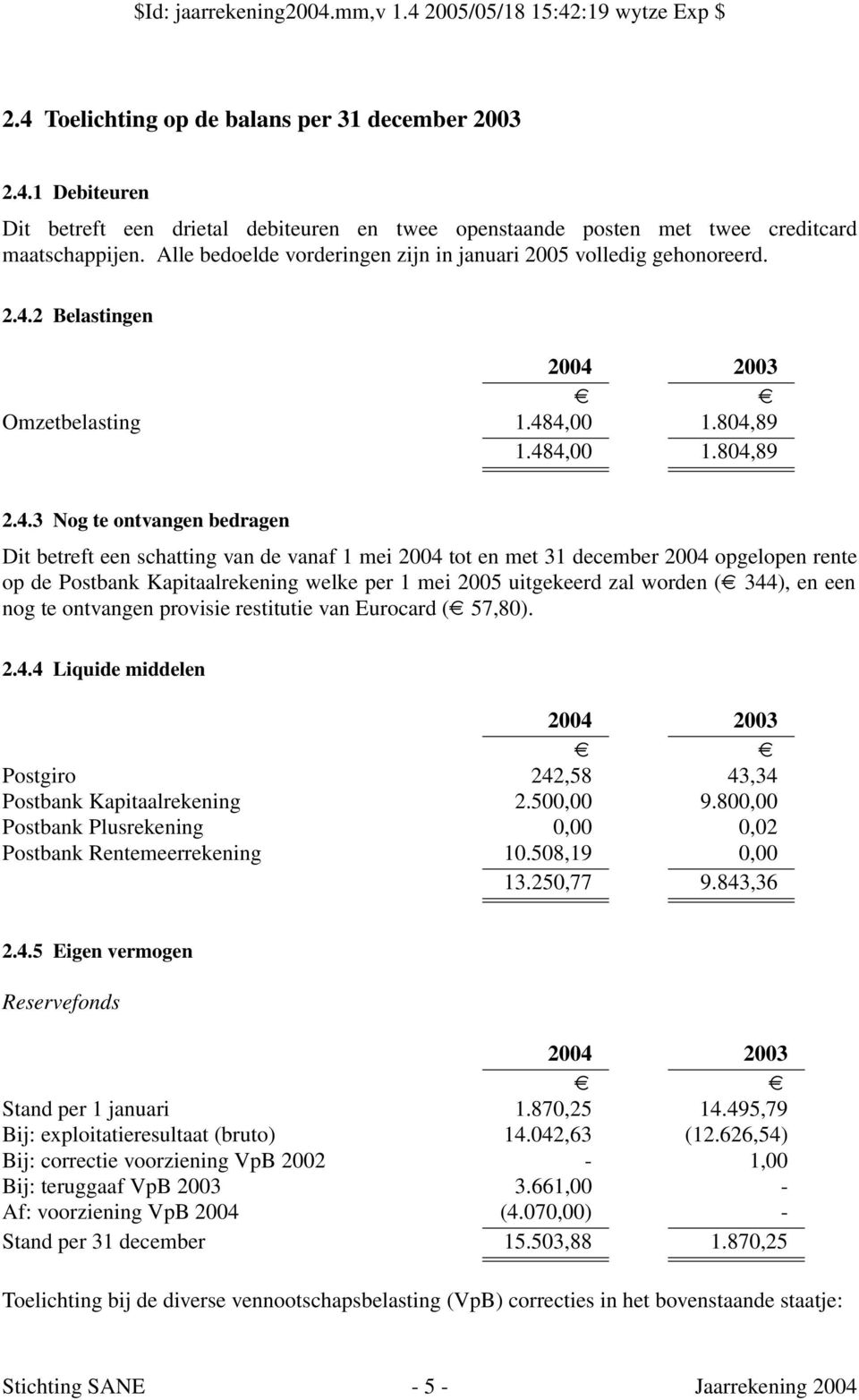 2 Belastingen 2004 