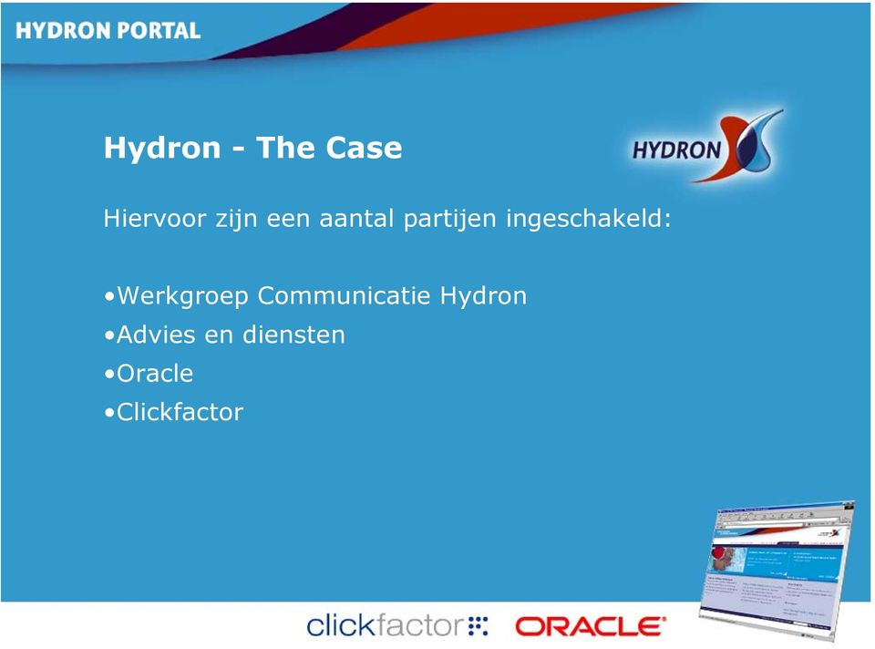 Werkgroep Communicatie Hydron