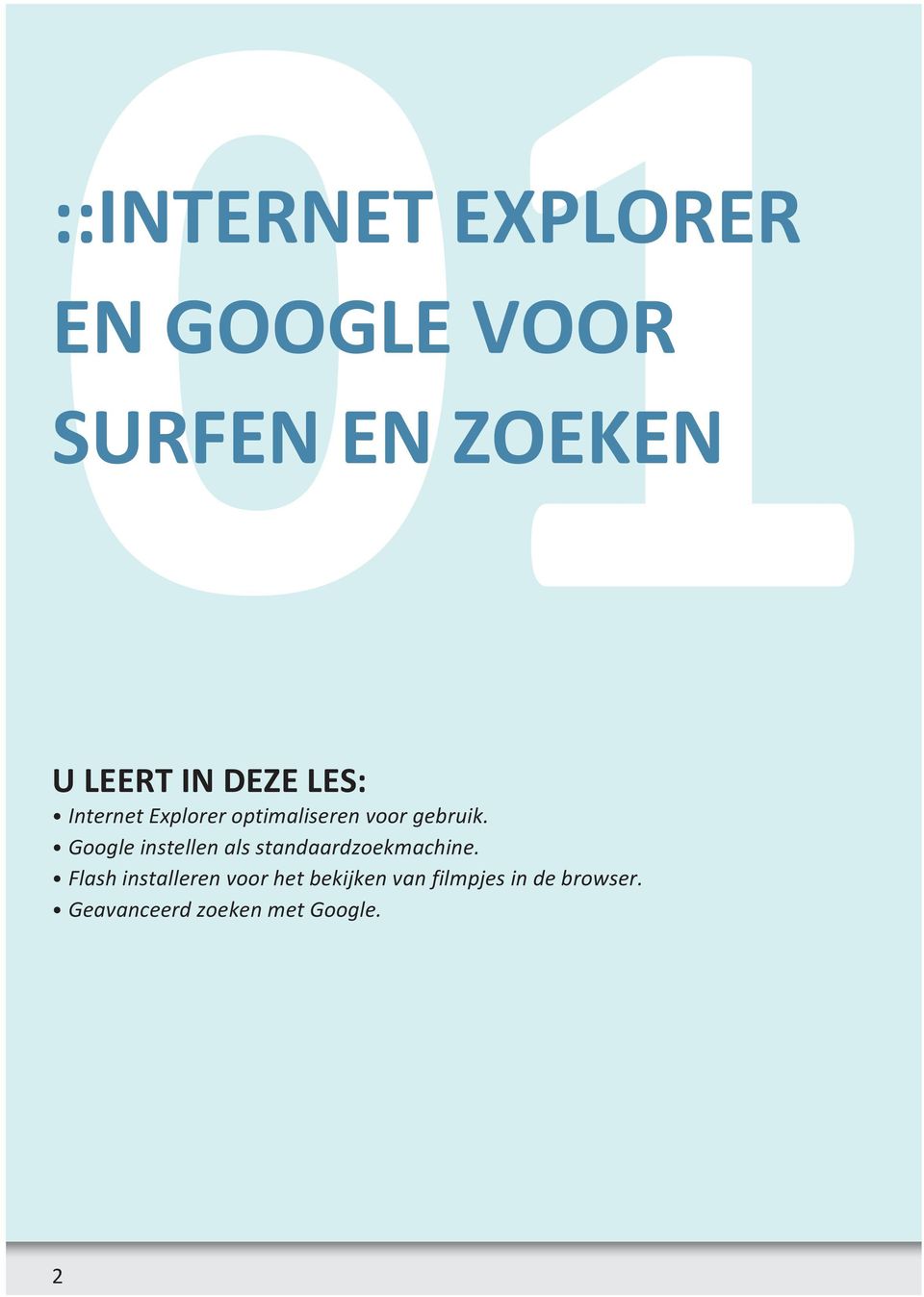 Google instellen als standaardzoekmachine.