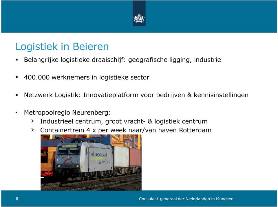 000 werknemers in logistieke sector Netzwerk Logistik: Innovatieplatform voor