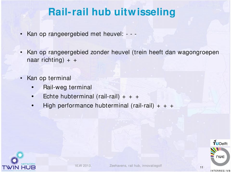 naar richting) + + Kan op terminal Rail-weg terminal Echte