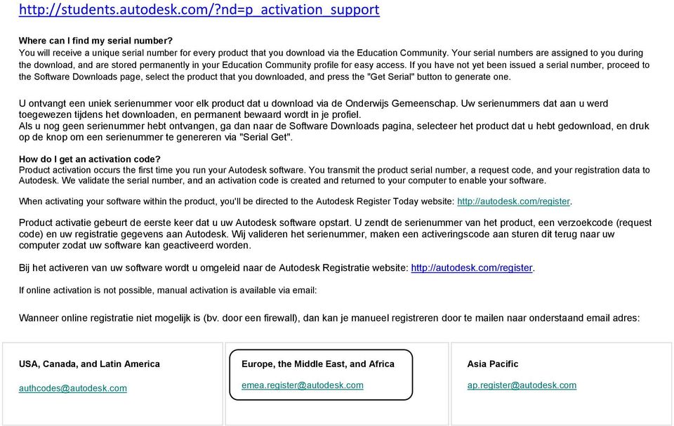 If you have not yet been issued a serial number, proceed to the Software Downloads page, select the product that you downloaded, and press the "Get Serial" button to generate one.