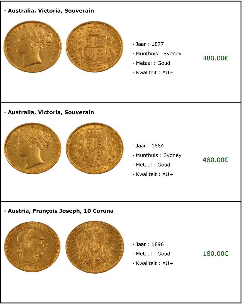 00 + Australia, Victoria, Souverain Jaar : 1884