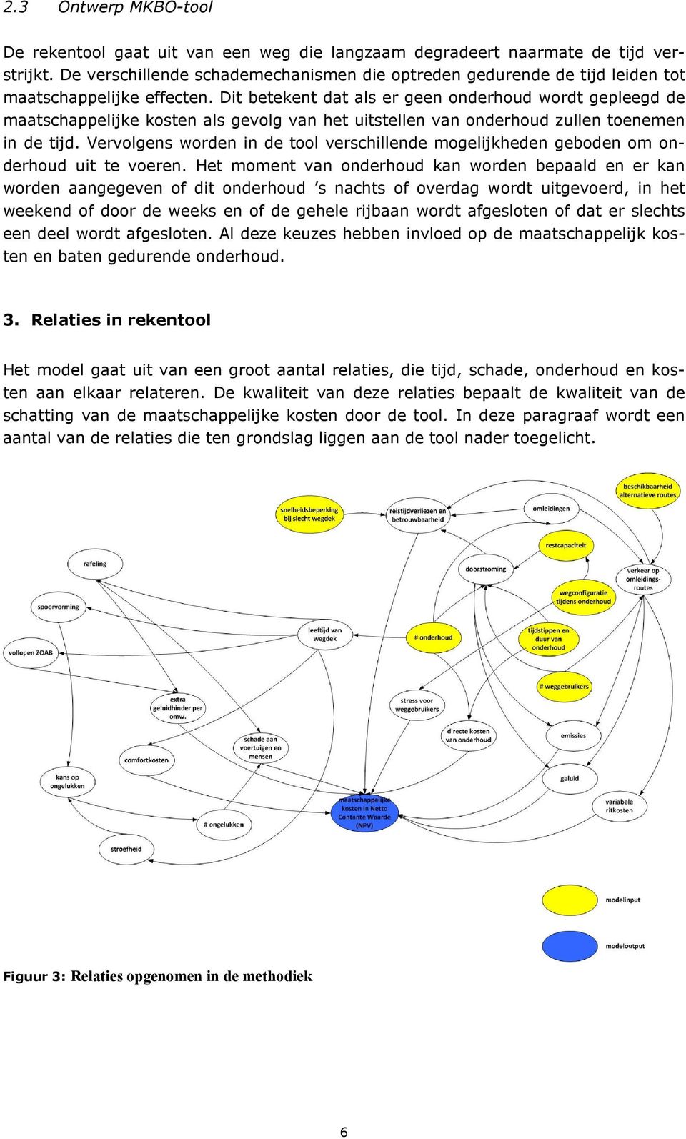 Dit betekent dat als er geen onderhoud wordt gepleegd de maatschappelijke kosten als gevolg van het uitstellen van onderhoud zullen toenemen in de tijd.