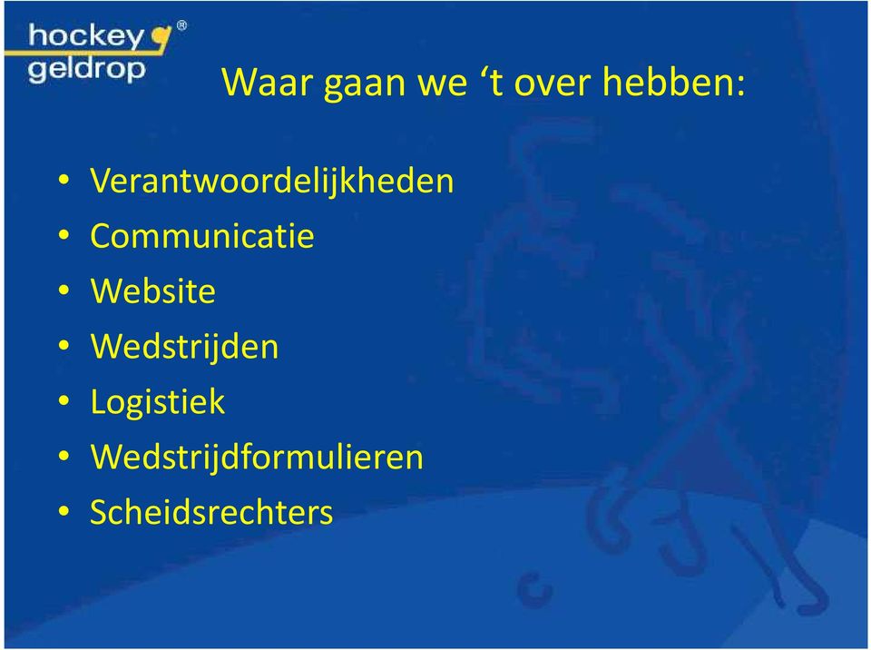 Communicatie Website