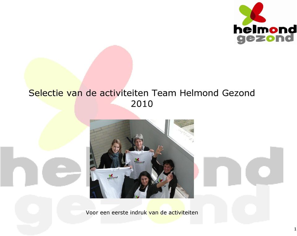 Helmond Gezond 2010 Voor