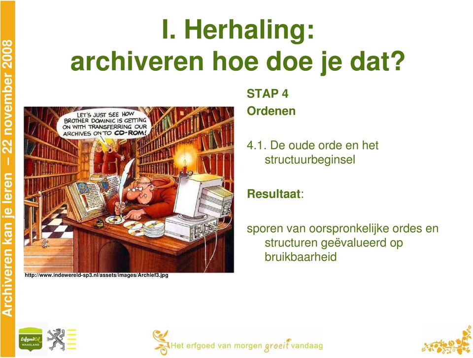 De oude orde en het structuurbeginsel Resultaat: