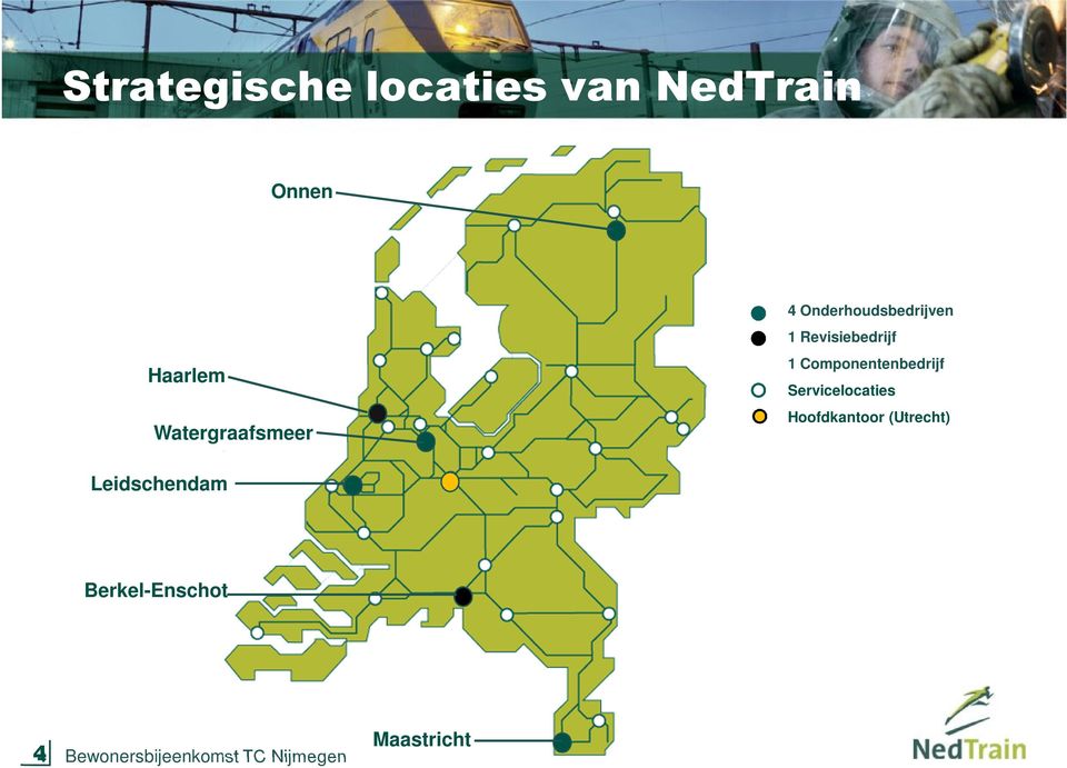 Componentenbedrijf Servicelocaties Hoofdkantoor (Utrecht)