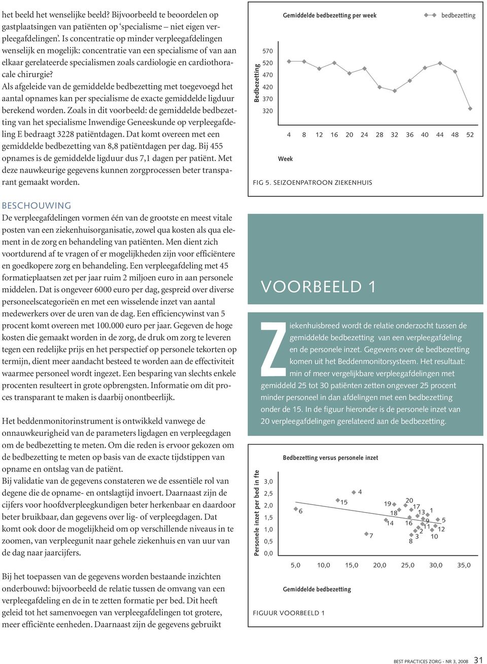 Als afgeleide van de gemiddelde met toegevoegd het aantal opnames kan per specialisme de exacte gemiddelde ligduur berekend worden.