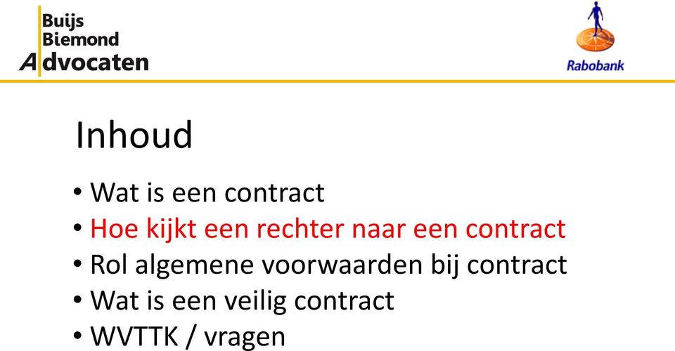 algemene voorwaarden bij contract