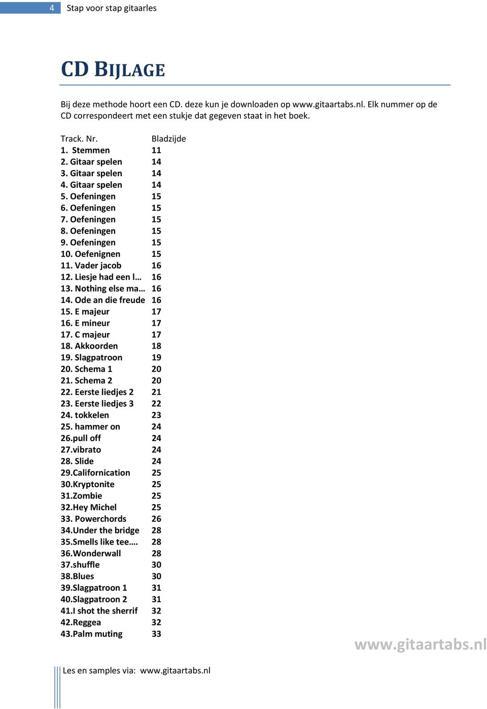 Liesje had een l 16 13. Nothing else ma 16 14. Ode an die freude 16 15. E majeur 17 16. E mineur 17 17. C majeur 17 18. Akkoorden 18 19. Slagpatroon 19 20. Schema 1 20 21. Schema 2 20 22.