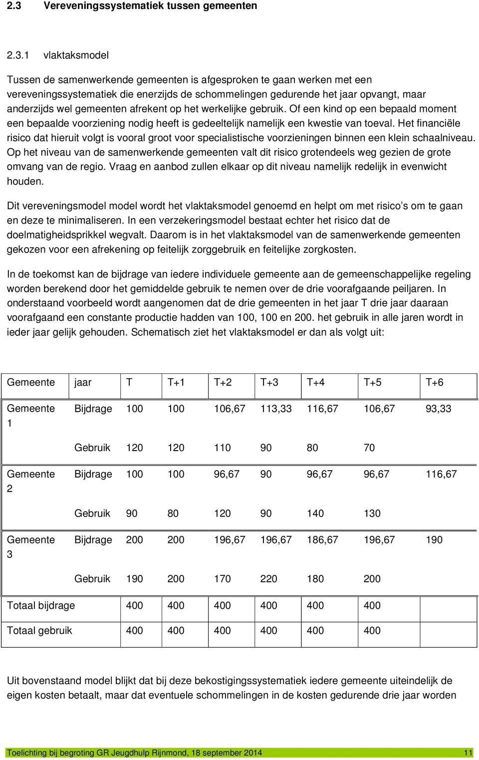 Of een kind op een bepaald moment een bepaalde voorziening nodig heeft is gedeeltelijk namelijk een kwestie van toeval.