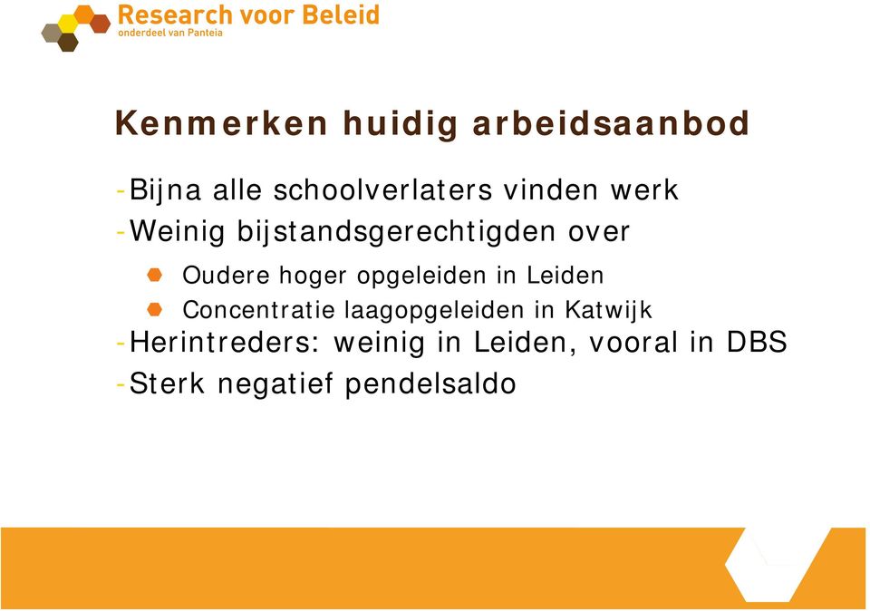 opgeleiden in Leiden Concentratie laagopgeleiden in Katwijk