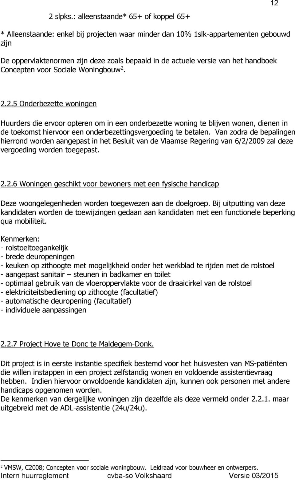 handboek Concepten voor Sociale Woningbouw 2.