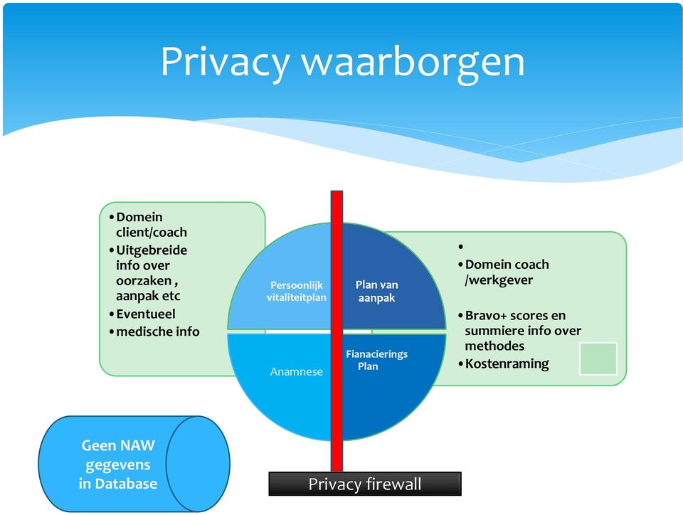 van aanpak Fianacierings Plan Domein coach /werkgever Bravo+ scores en