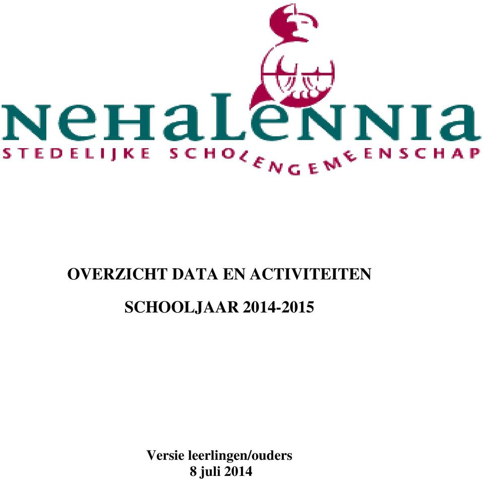 SCHOOLJAAR 2014-2015