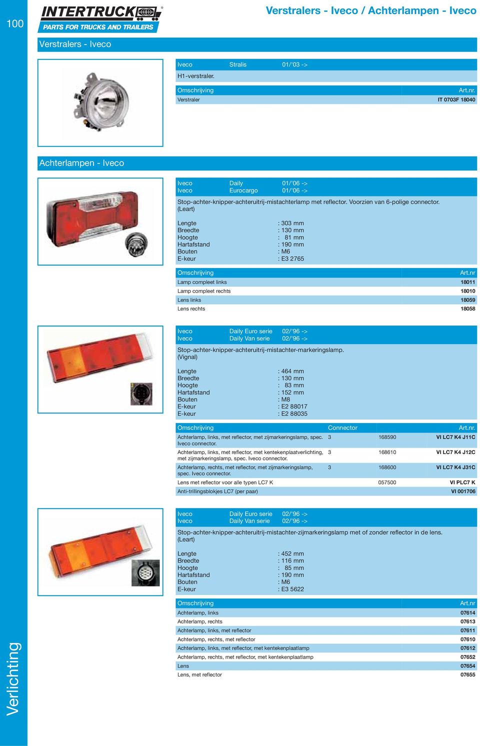 Voorzien van 6-polige connector.