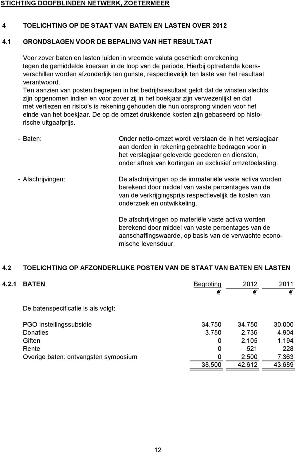 Hierbij optredende koersverschillen worden afzonderlijk ten gunste, respectievelijk ten laste van het resultaat verantwoord.