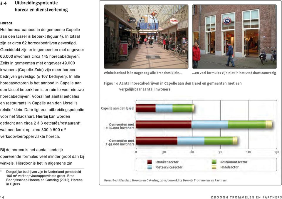 000 inwoners (Capelle-Zuid) zijn meer horecabedrijven gevestigd (± 107 bedrijven). In alle horecasectoren is het aanbod in Capelle aan den IJssel beperkt en is er ruimte voor nieuwe horecabedrijven.