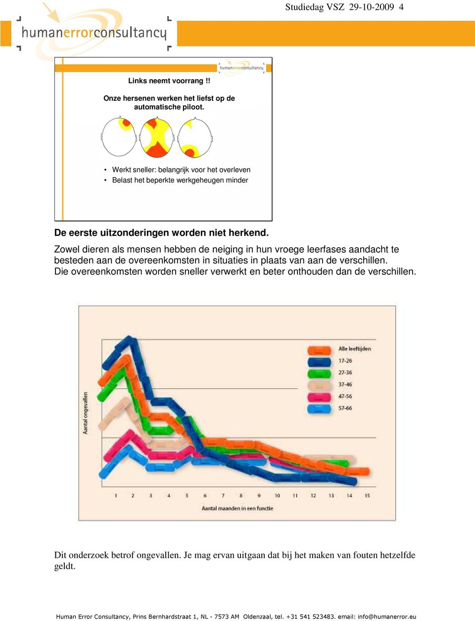 Zowel dieren als mensen hebben de neiging in hun vroege leerfases aandacht te besteden aan de overeenkomsten in situaties in plaats van aan de