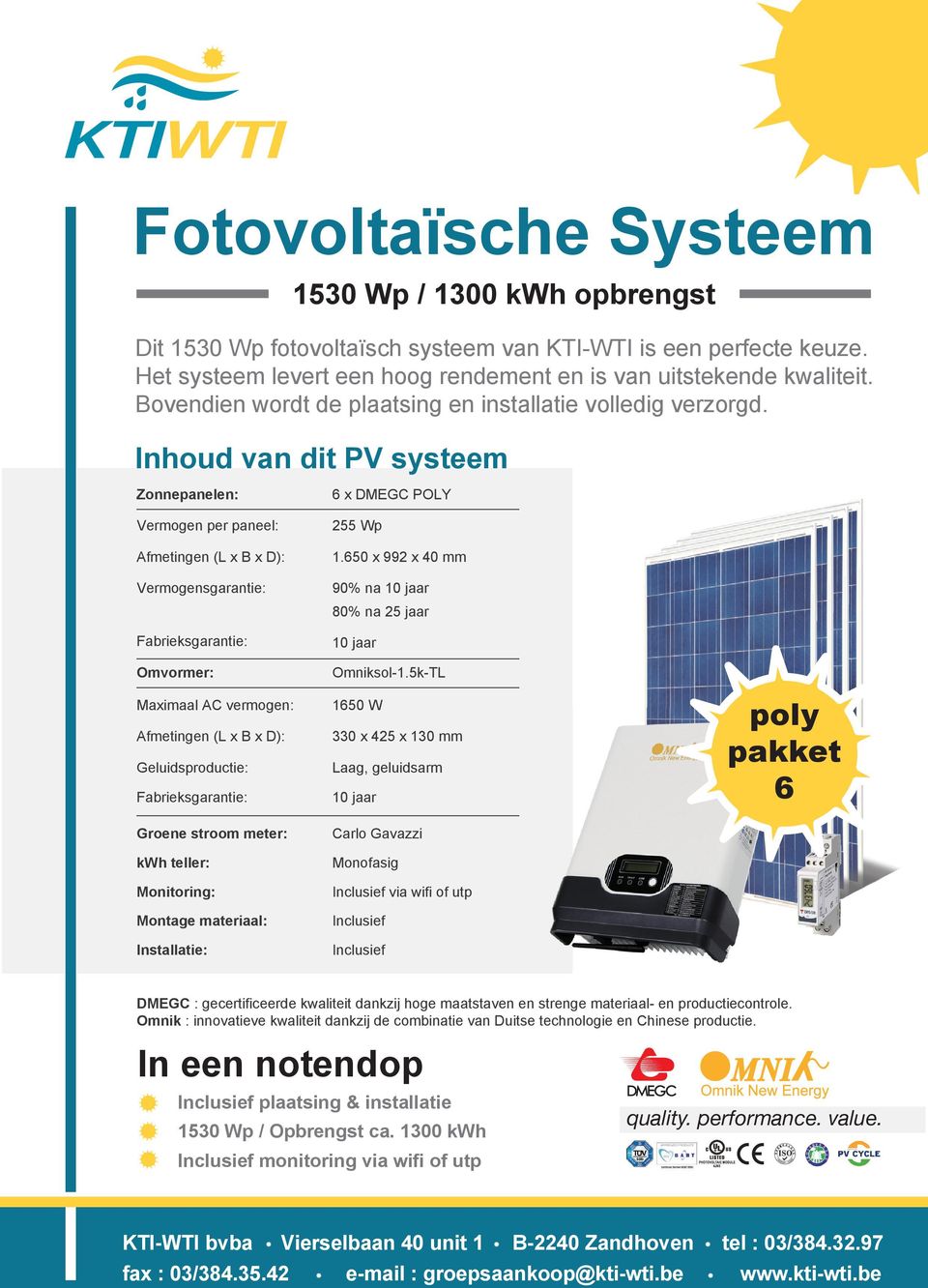 6 x DMEGC POLY 90% na Omniksol-1.