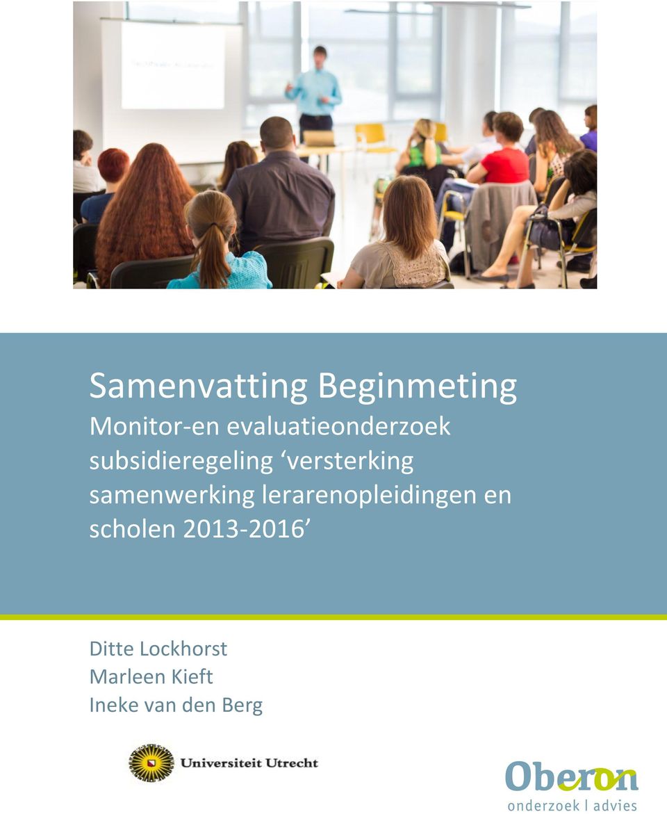 versterking samenwerking lerarenopleidingen en