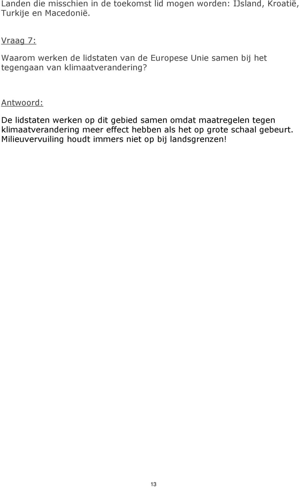 klimaatverandering?