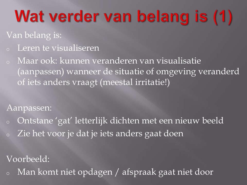 irritatie!