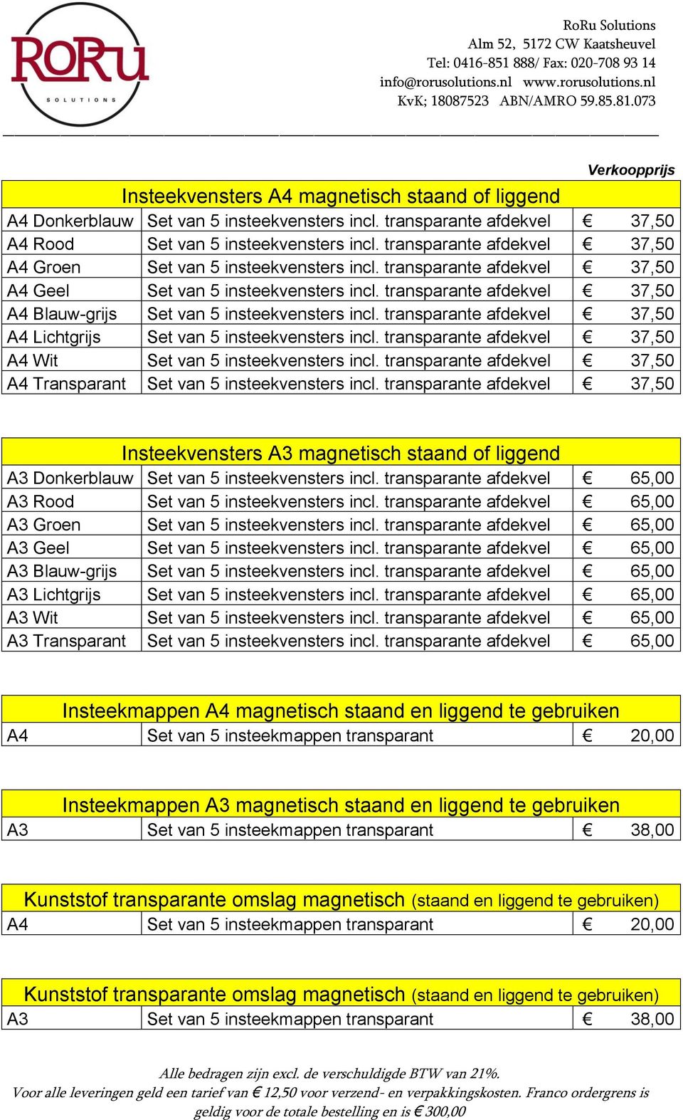 transparante afdekvel 37,50 A4 Blauw-grijs Set van 5 insteekvensters incl. transparante afdekvel 37,50 A4 Lichtgrijs Set van 5 insteekvensters incl.