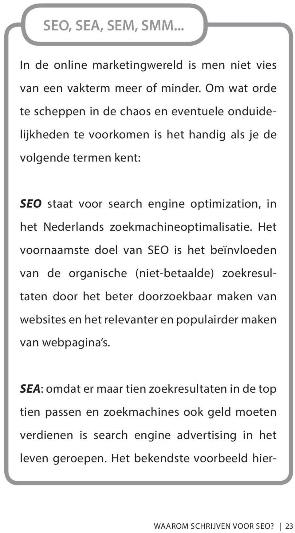 Nederlands zoekmachineoptimalisatie.