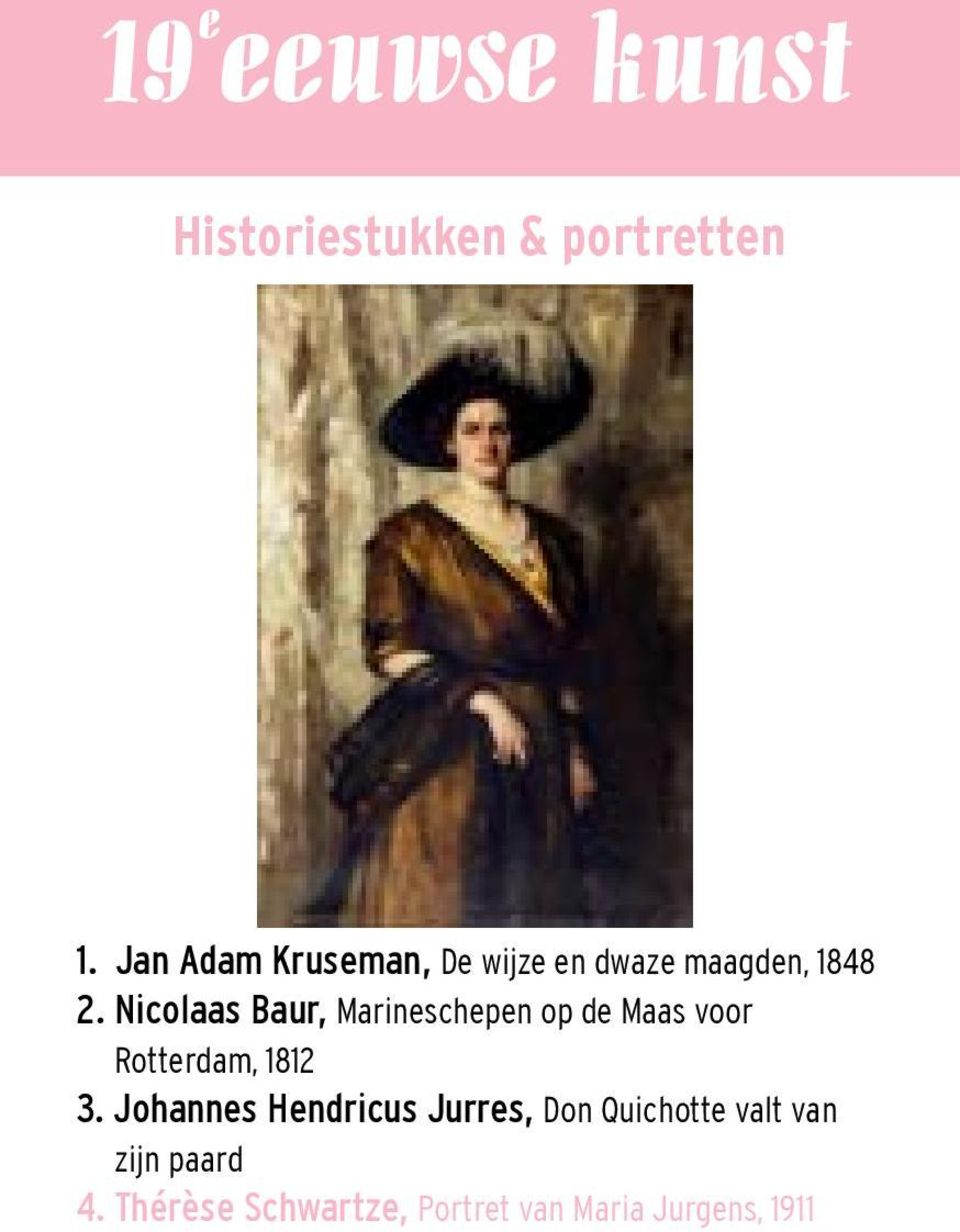 Nicolaas Baur, Marineschepen op de Maas voor Rotterdam, 1812 3.