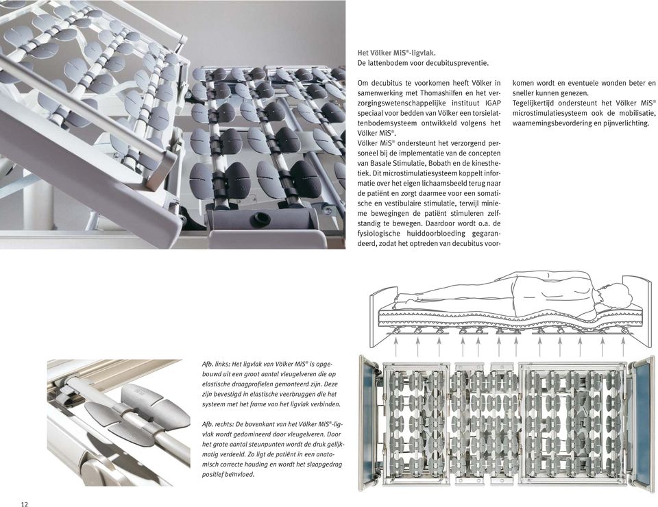 volgens het Völker MiS. Völker MiS ondersteunt het verzorgend personeel bij de implementatie van de concepten van Basale Stimulatie, Bobath en de kinesthetiek.