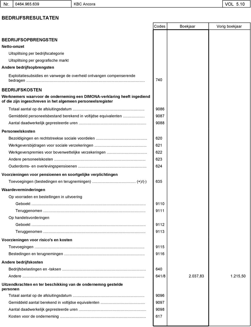 Exploitatiesubsidies en vanwege de overheid ontvangen compenserende bedragen.