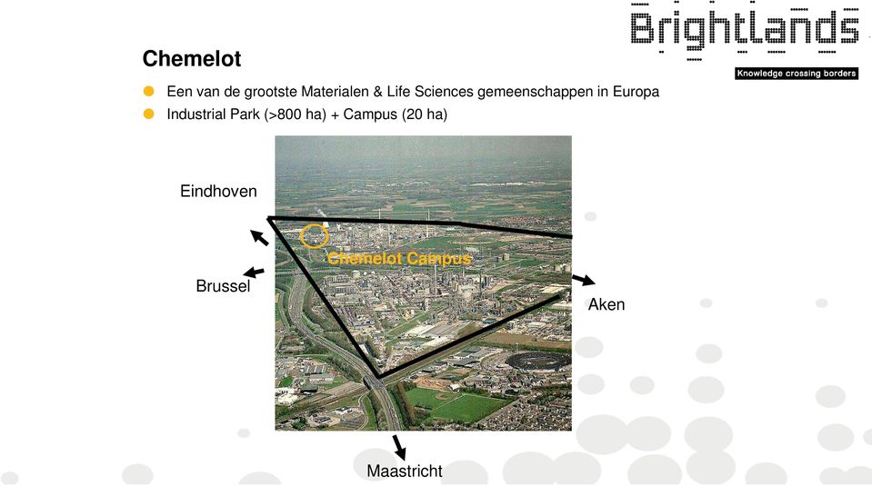 Industrial Park (>800 ha) + Campus (20 ha)