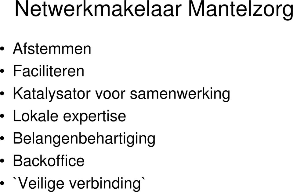 samenwerking Lokale expertise